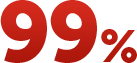 ninety-nine percent